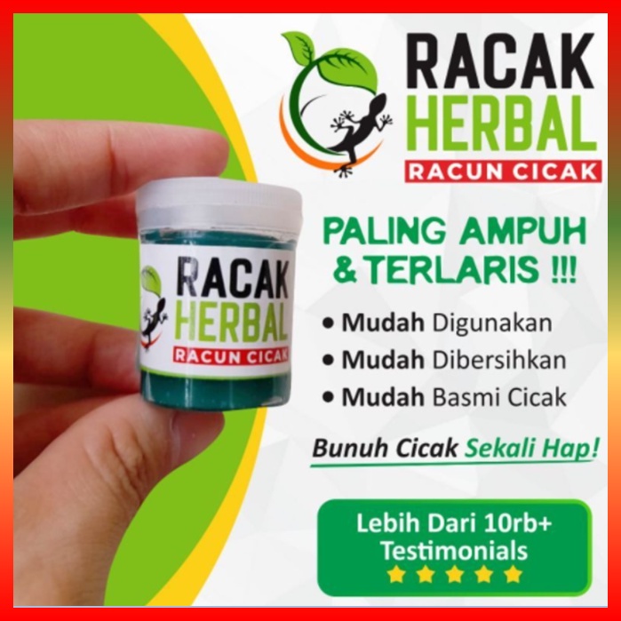 Jual Racun Cicak Racak Herbal Membasmi Cicak Dan Tokek Shopee