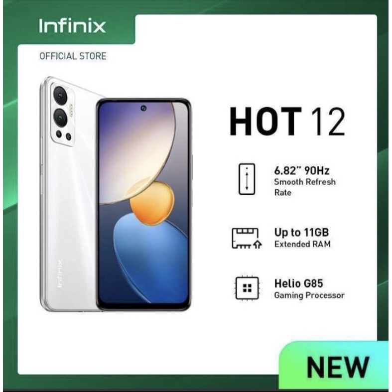 Jual Infinix Hot 12 6 128GB Garansi Resmi Shopee Indonesia