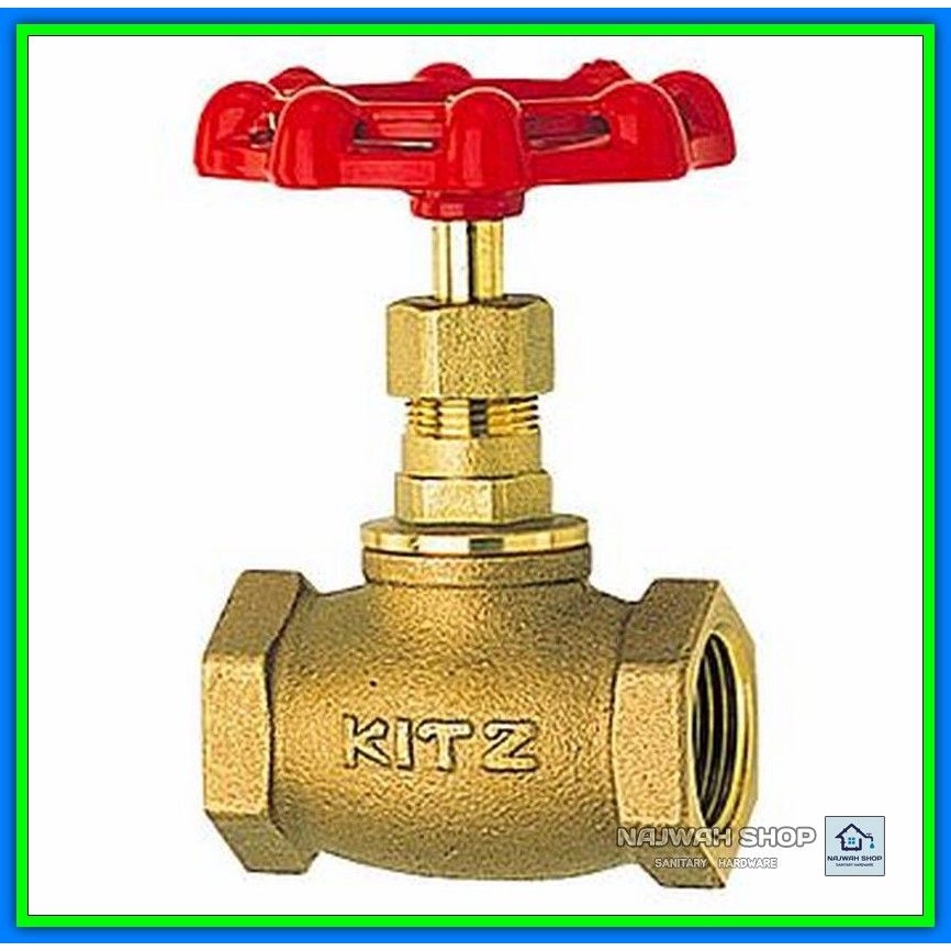 Jual Stop Kran Globe Valve 2 5 Inch Kitz Class 150 Bronze Fig C Brass