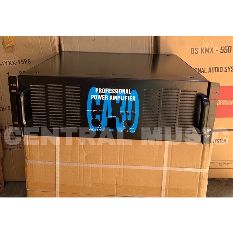 Jual BOX POWER AMPLIFIER CA 30 HITAM FULL BESI ASLI HIGH QUALITY