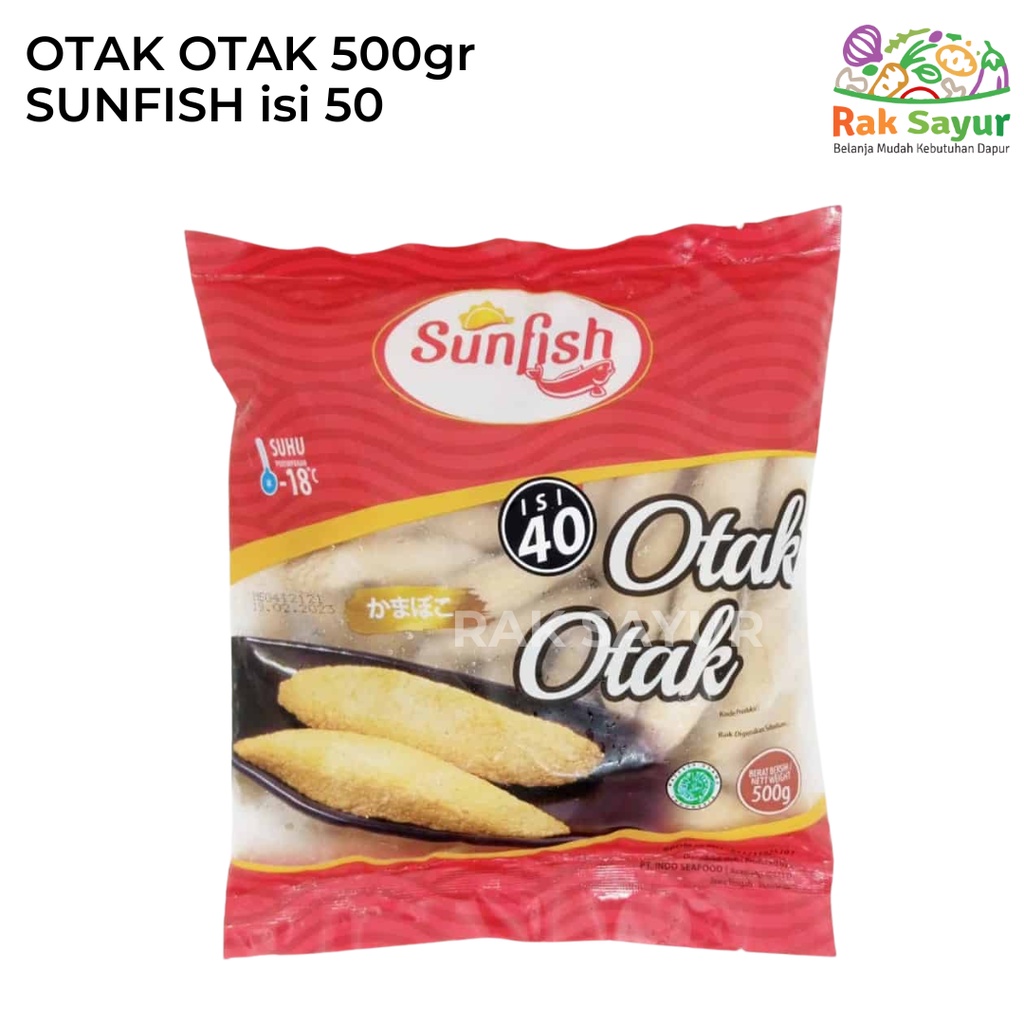 Jual Otak Otak Sunfish 500gr Isi 40 Buah Frozen Rak Sayur Padang