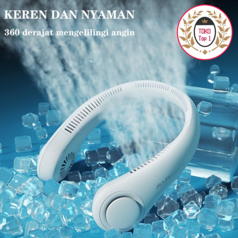 Jual Kipas Angin Leher Portable Hanging Neck Fan Ready Stock Usb