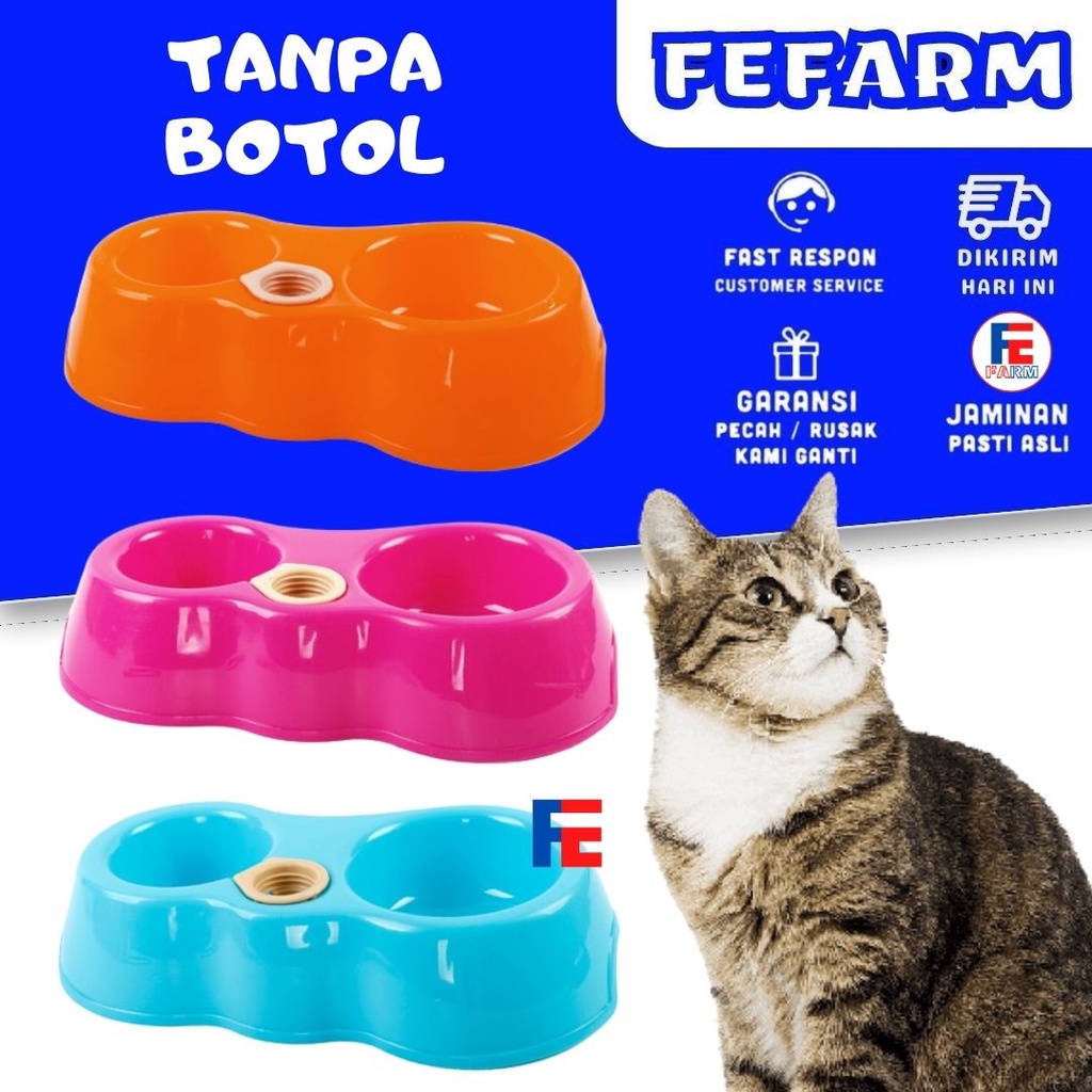 Jual Tempat Makan Minum Kucing Anjing Otomatis Mangkok Fefarm Shopee