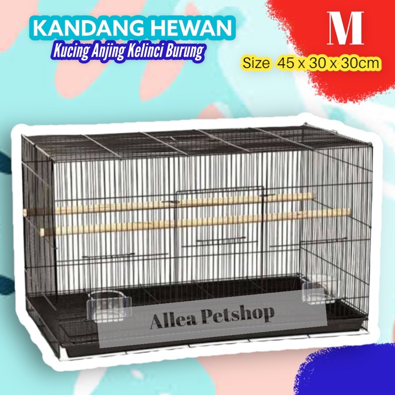 Jual Kandang Kucing Besi Lipat Murah Size M X X Cm Shopee Indonesia