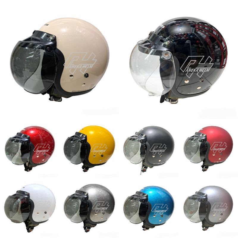 Jual Promo Paket Helm Carglos Cargloss Original Cfm Kaca Cembung