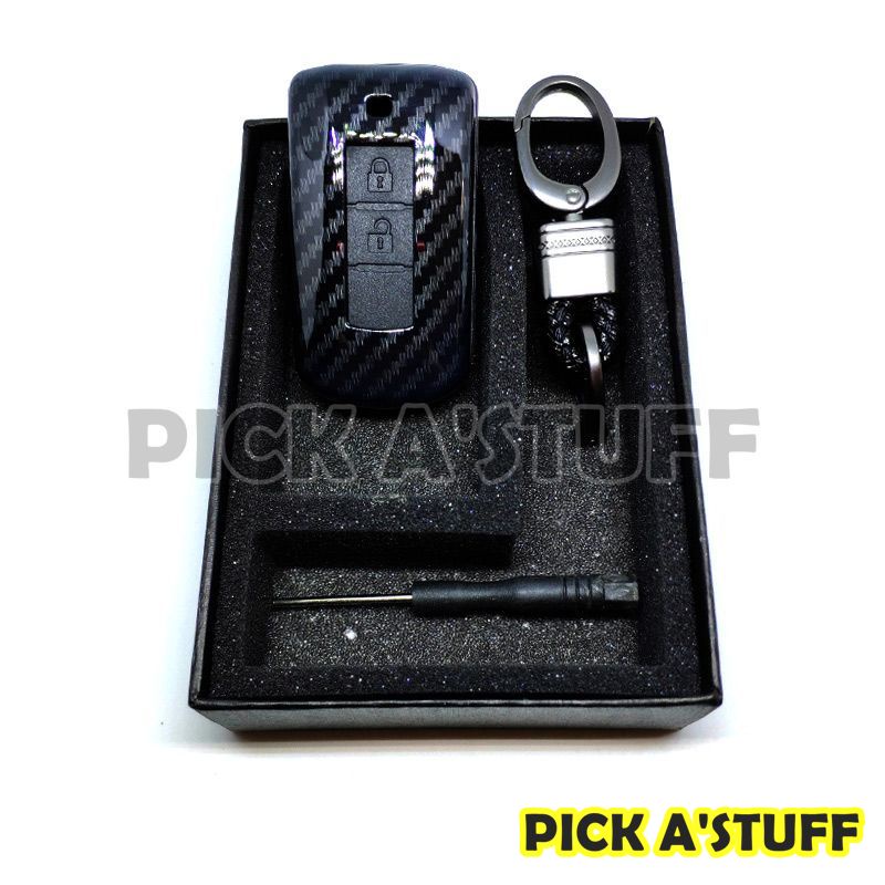 Jual Cover Smartkey Sarung Kunci Mitsubishi Xpander Ultimate Carbon