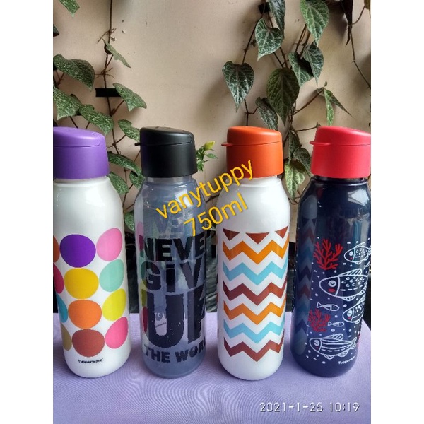 Jual Tupperware Botol Minum Botol Eco Fancy 750ml Tuppy Ori Shopee