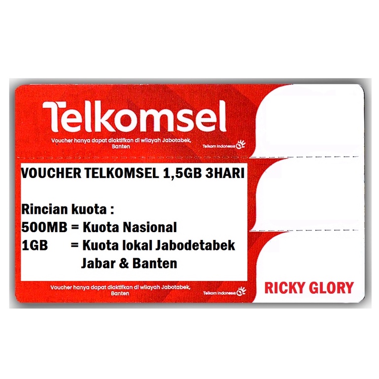 Jual Voucher Telkomsel Gb Hari Shopee Indonesia