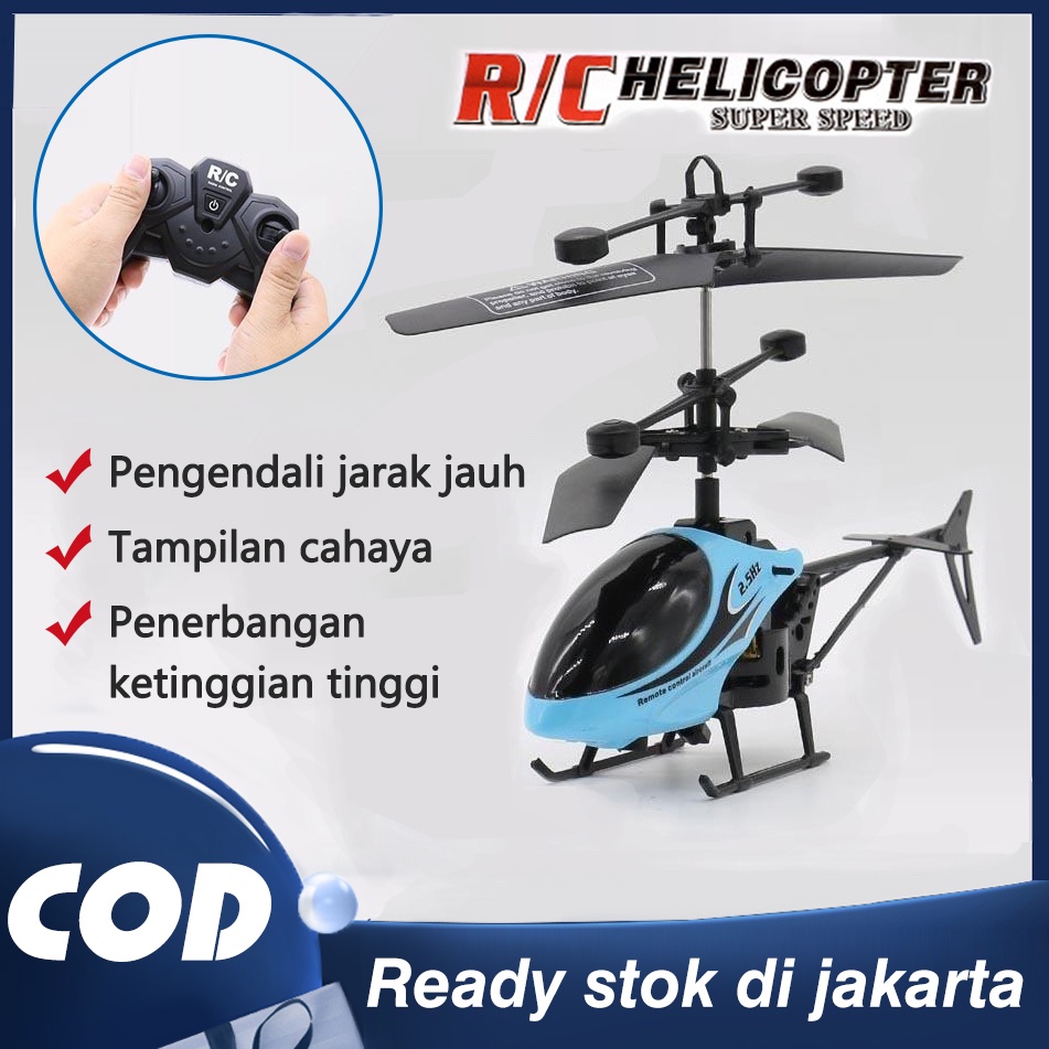 Jual Cod Mainan Remote Control Pesawat Helikopter Terbang Elektrik