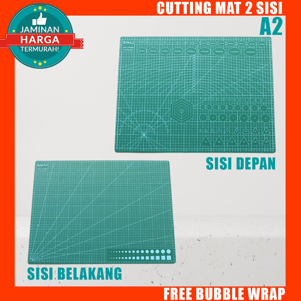 Jual Cutting Mat A2 Work Pad 60x45cm Alas Potong Kerajinan 2 Sisi