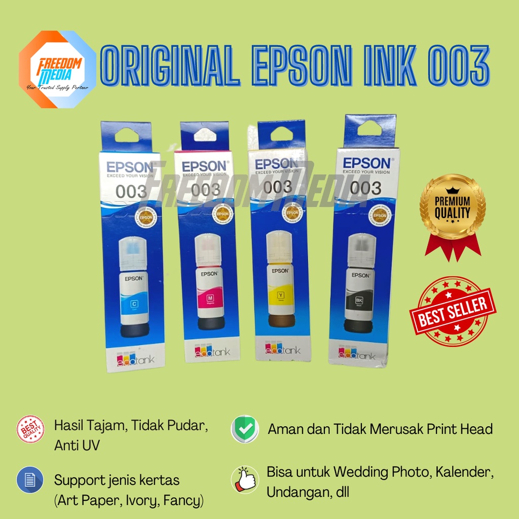 Jual Tinta Epson Original Refill Ori Printer L L L L