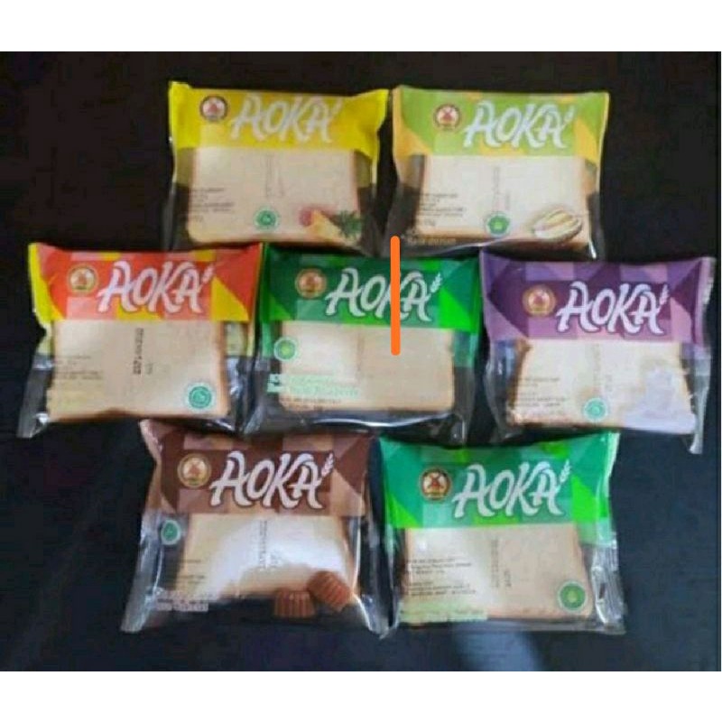 Jual DUS AOKA Roti Panggang Roti Gulung VIRAL Dus Isi 60 Pcs