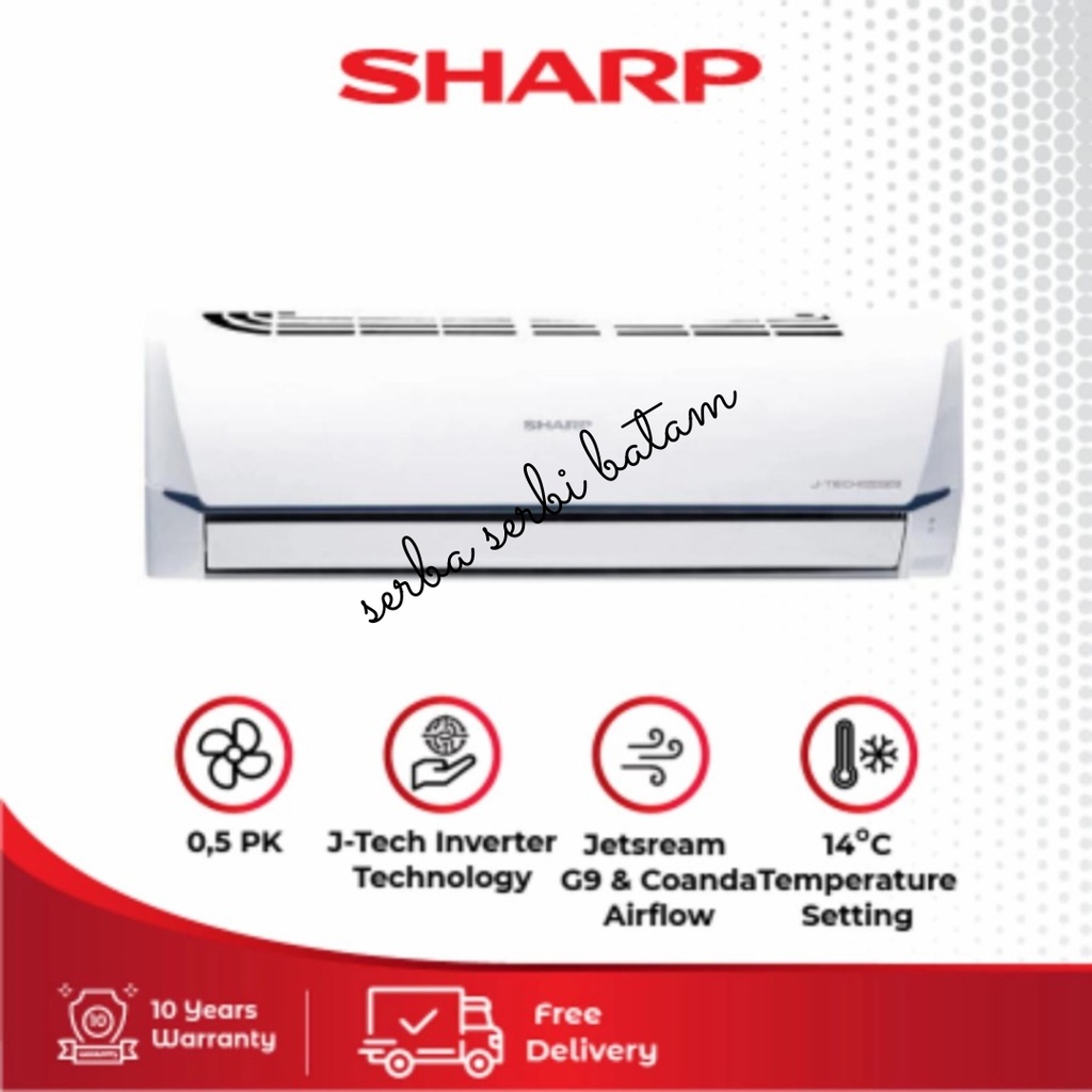 Jual AC Split SHARP J Tech Inverter Series 1 2PK AH X6ZY AH X06ZY