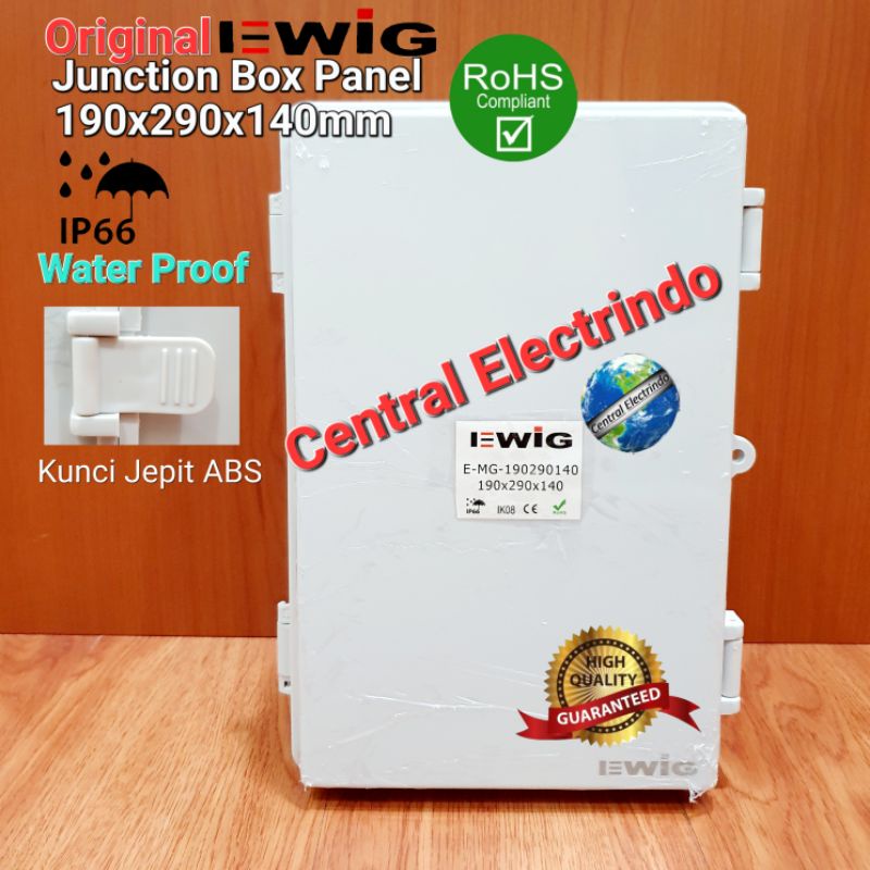 Jual Junction Box Panel Mg Mm Plastik Abs Ewig With Base