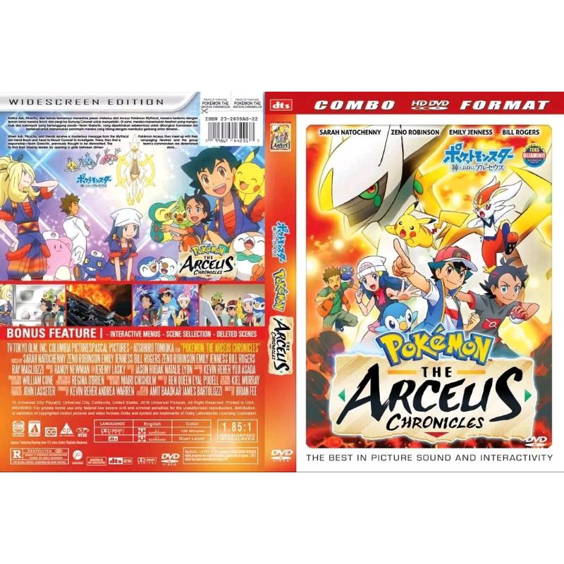 Jual Dvd Pokemon The Arceus Chronicles Shopee Indonesia