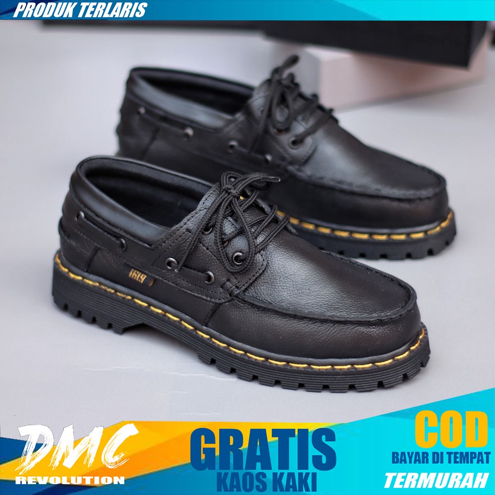 Jual Docmart Sepatu Formal Low Boots Kulit Asli Kerja Oxford Pria