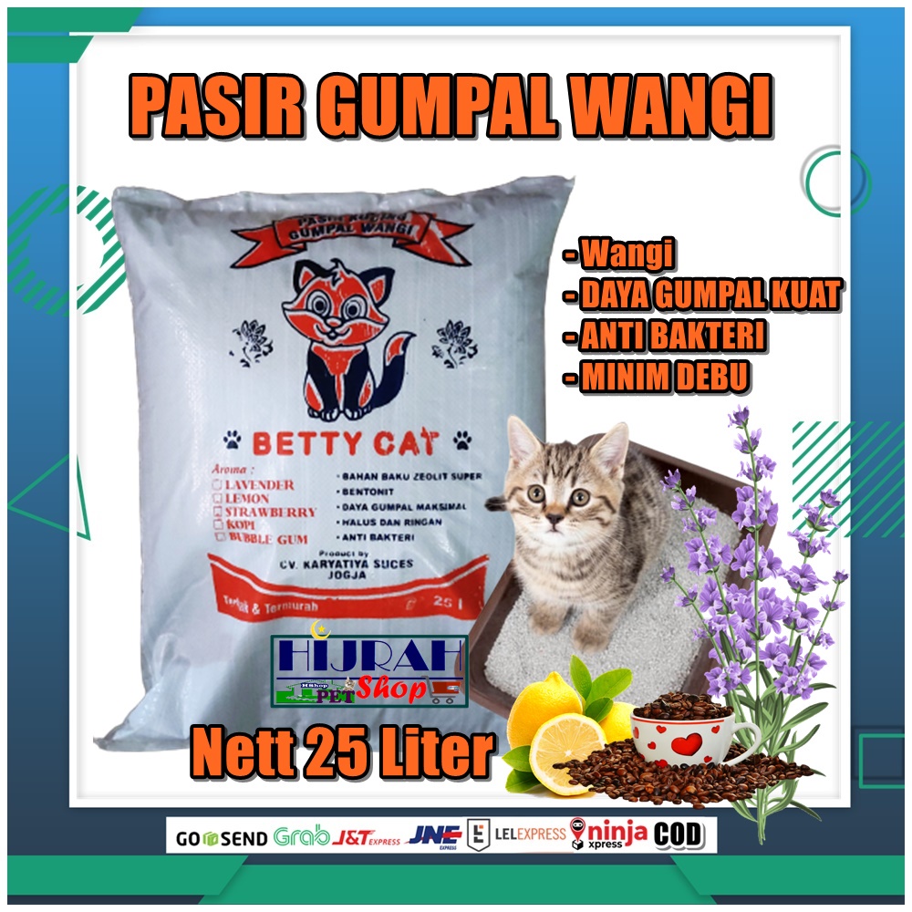 Jual Pasir Gumpal Wangi Pasir Kucing Wangi Kualitas Premium Daya Serap