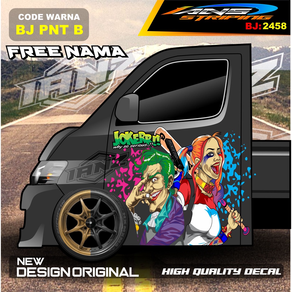 Jual STICKER DECAL PINTU PICK UP GRANMAX DECAL STIKER PINTU MOBIL