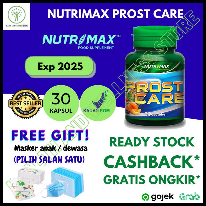 Jual Nutrimax Prost Care Prostcare 30 Kapsul Kesehatan Prostat Shopee