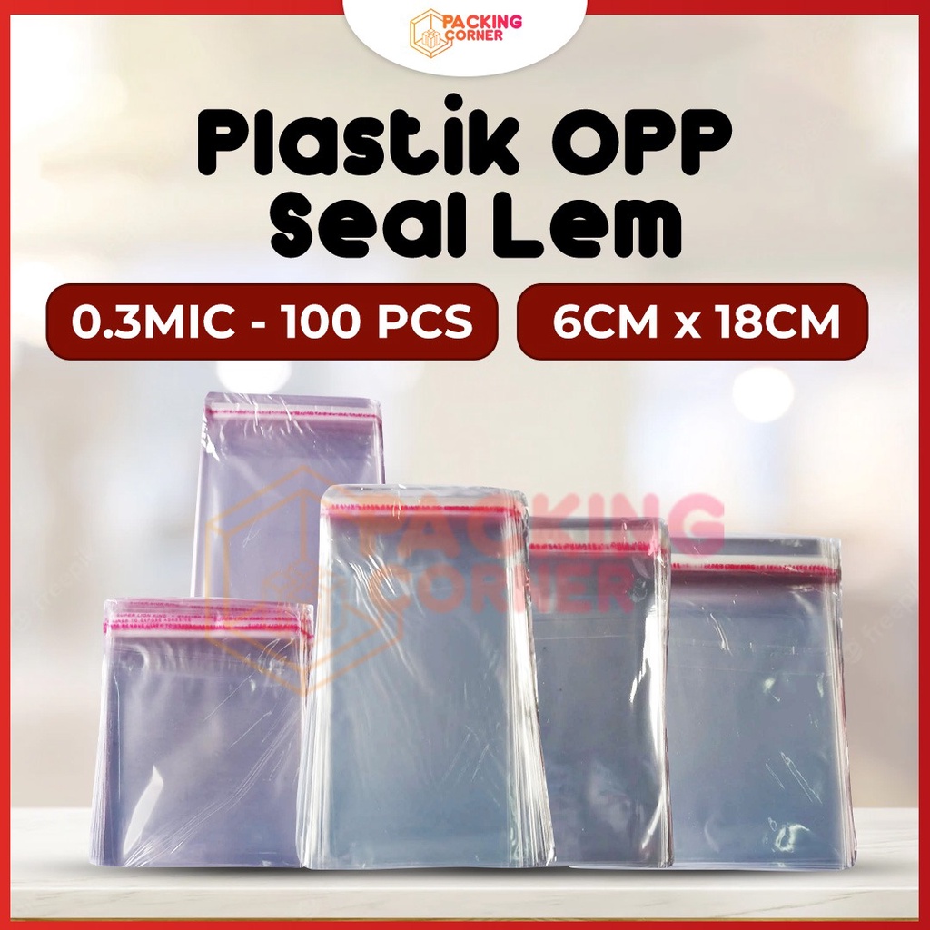 Jual Plastik Opp Bening Seal Lem Kue Roti Sendok Garpu Undangan X