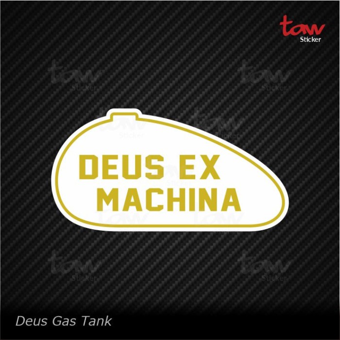 Jual Deus Ex Machina Gas Cutting Sticker Stiker Mobil Motor Laptop Helm