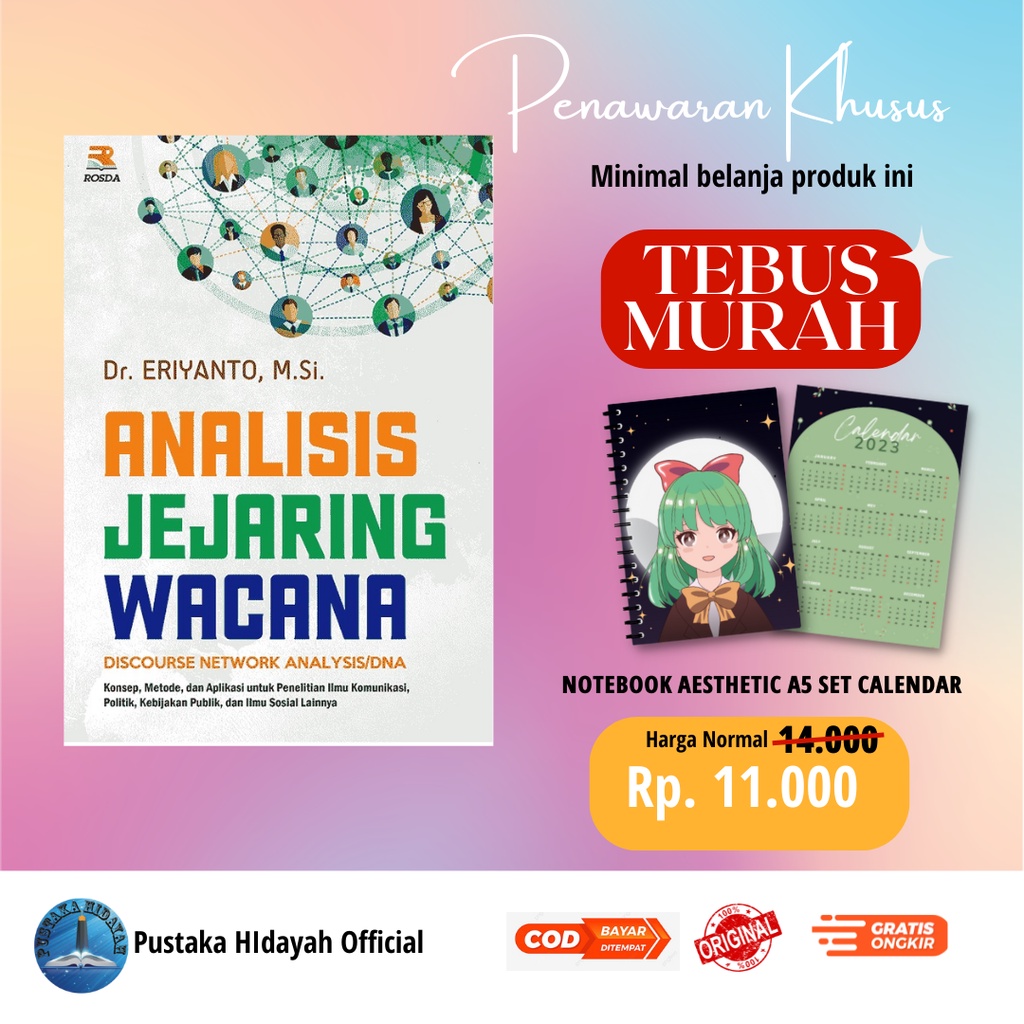 Jual Buku Analisis Jejaring Wacana Discourse Network Analysis Dna