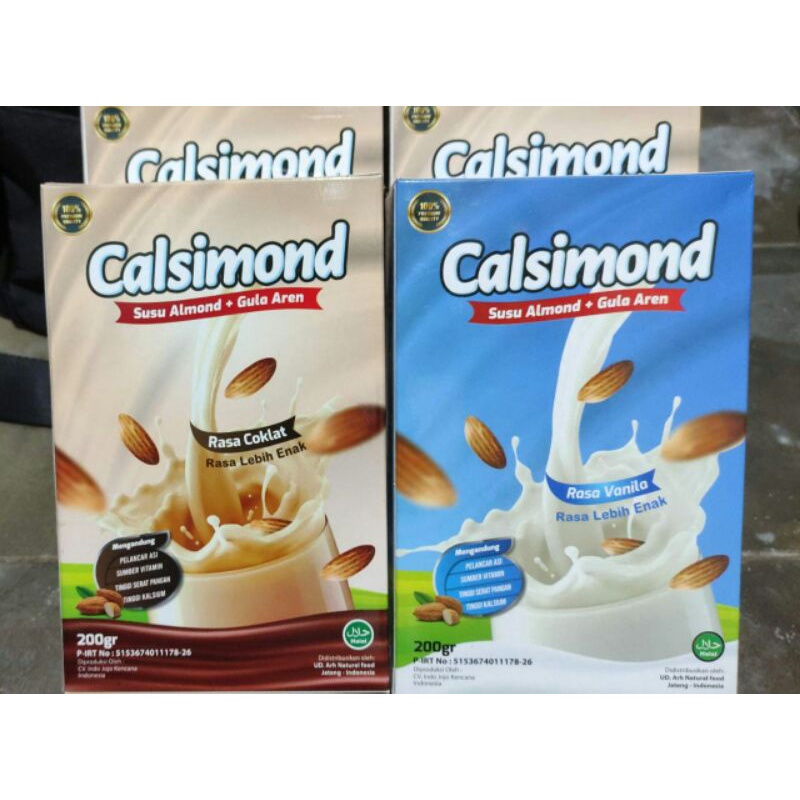 Jual Calsimond Susu Almond Plus Gula Aren Asi Booster Shopee Indonesia