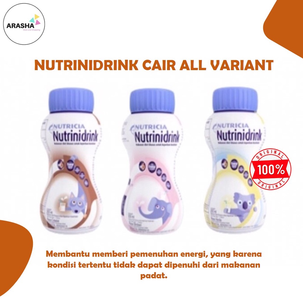 Jual Nutricia Nutrinidrink Cair Ml All Varian Rasa Coklat Vanila