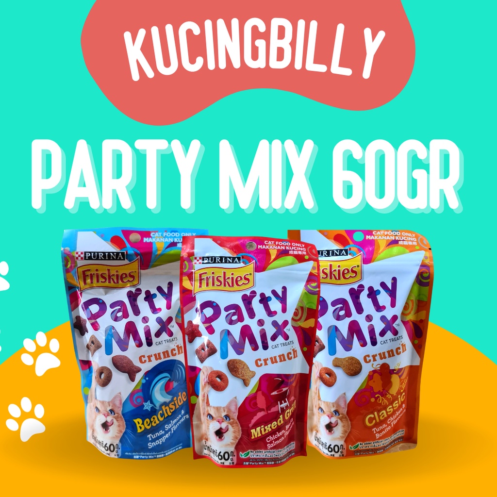 Jual Party Mix Cat Treats Gr Snack Kucing Shopee Indonesia