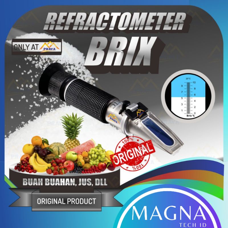 Jual Brix Refractometer Refraktometer Gula Alat Tes Ukur Kadar Gula