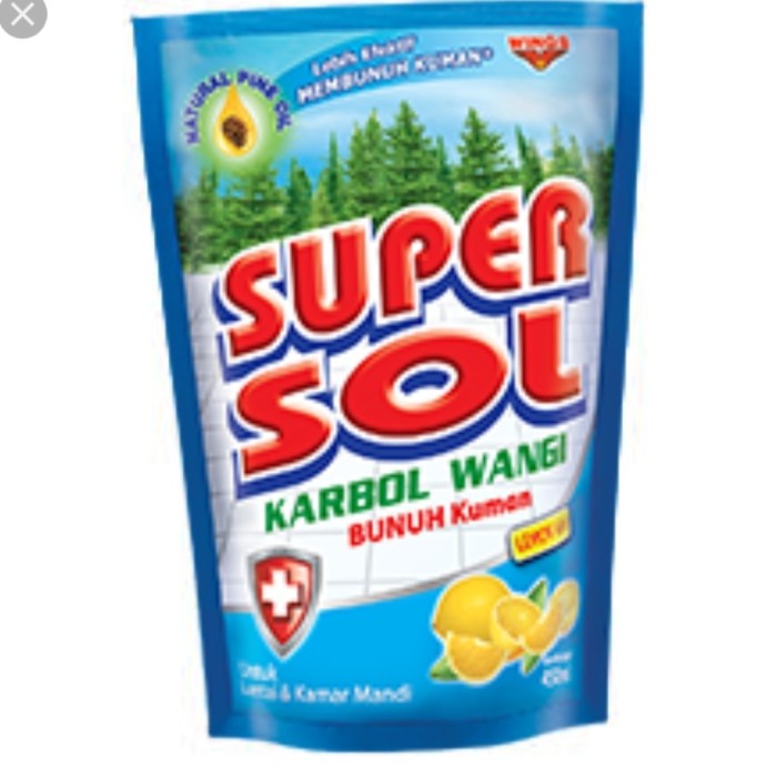 Jual Supersol Karbol Lemon Ml Shopee Indonesia