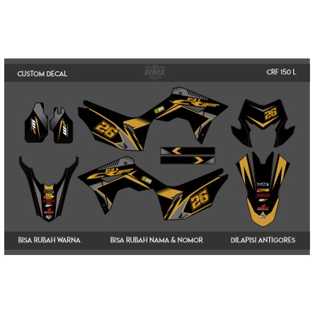 Jual Decal Sticker Crf L Dekal Stiker Fullbody