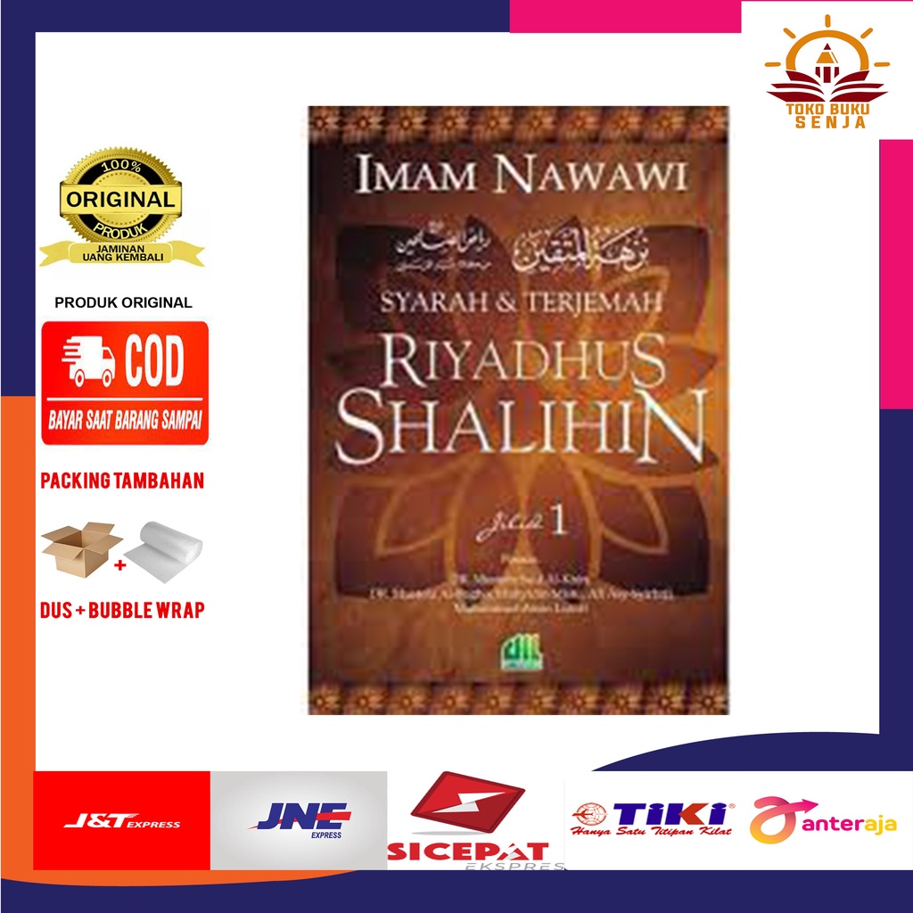 Jual Buku Riyadhus Shalihin Jilid Buku Riyadhus Imam Nawawi