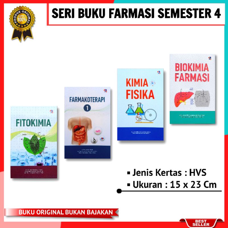 Jual Buku Farmasi Semester Fitokimia Farmakoterapi Kimia Fisika