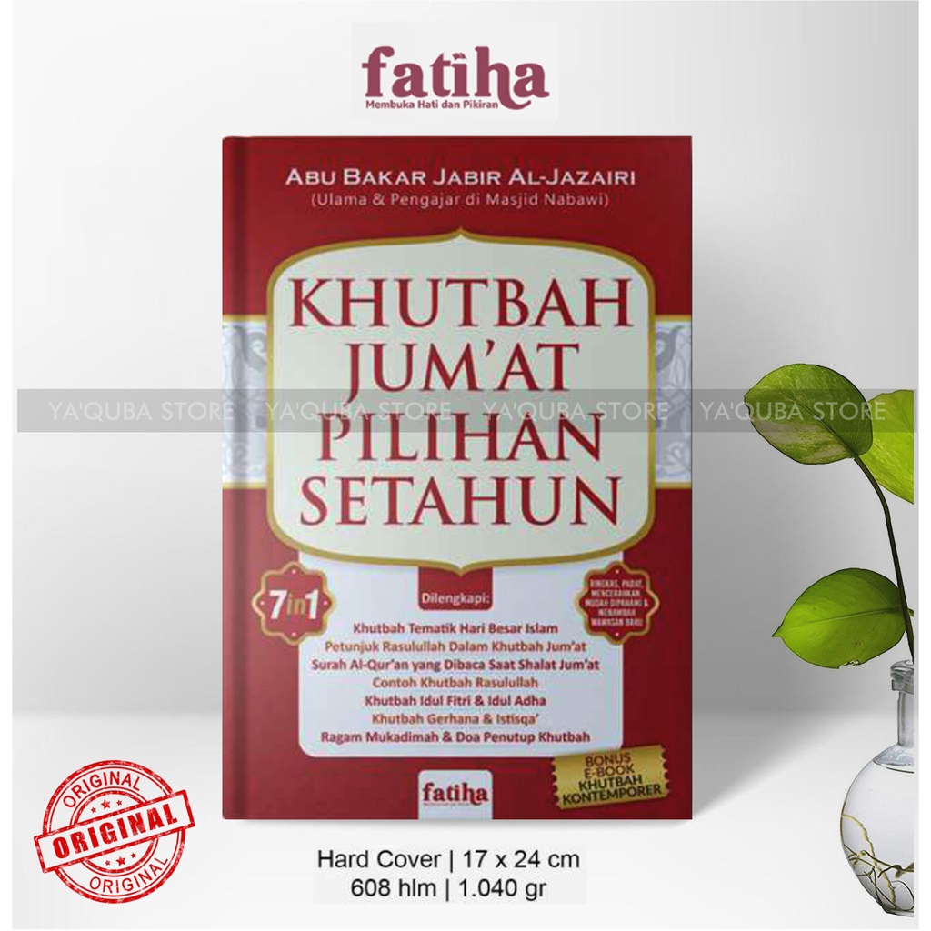 Jual FATIHA PQS BUKU KUMPULAN KHUTBAH JUM AT PILIHAN SETAHUN PLUS