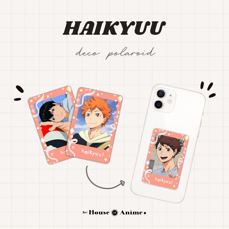 Jual Haikyuu Unofficial Photocard Polaroid Deco Fanmade Shopee