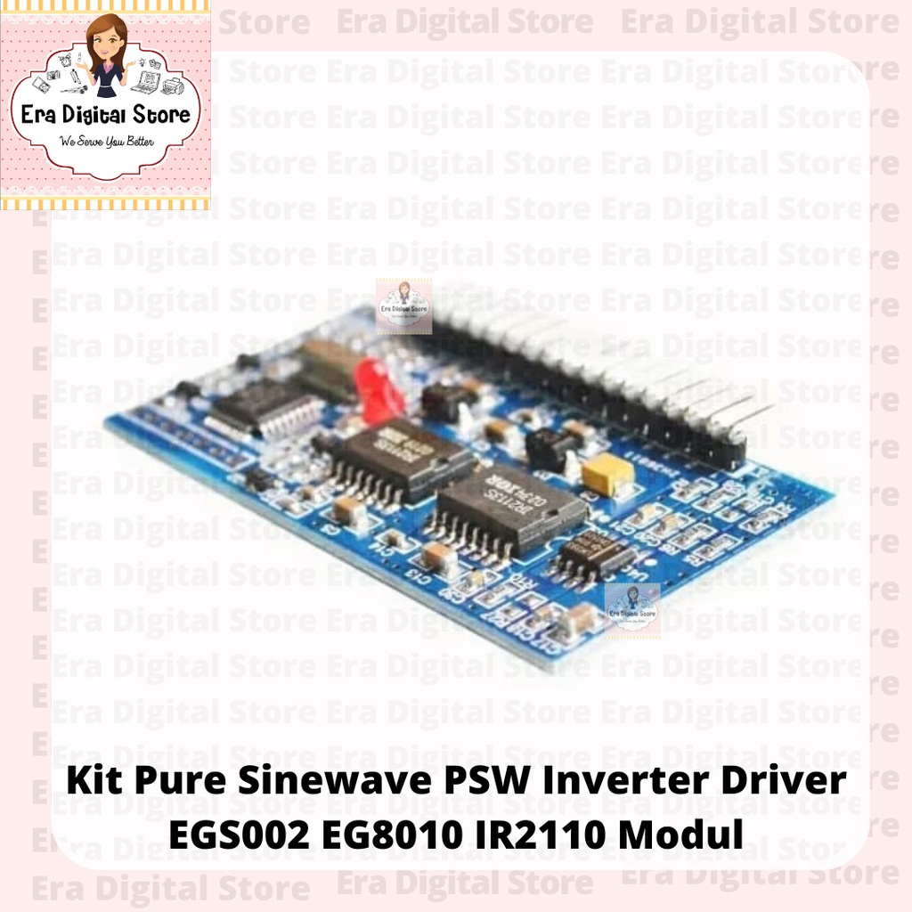 Jual Kit Pure Sinewave PSW Inverter Driver EGS002 EG8010 IR2110 Modul