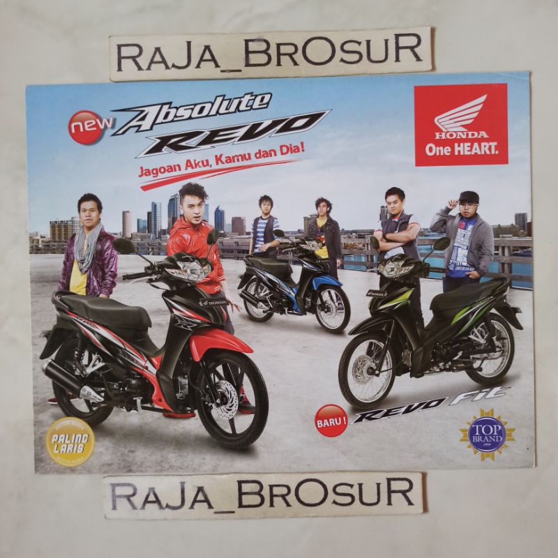 Jual Poster Brosur Katalog Leaflet Honda Revo Absolute Revo Fit