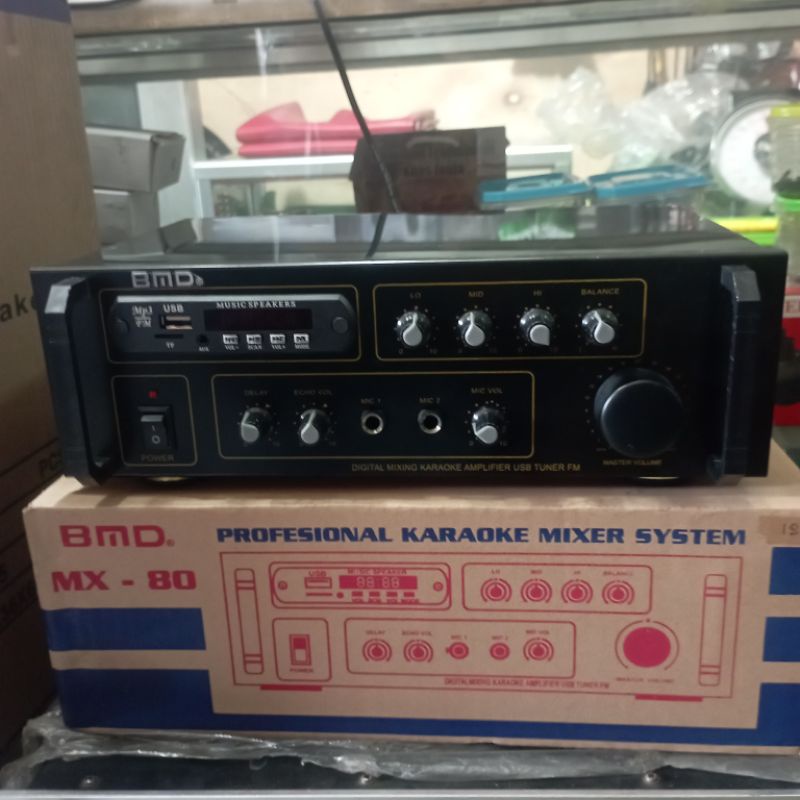 Jual Power Amplifier Bluetooth Karaoke Suport Subwoofer Amplifier