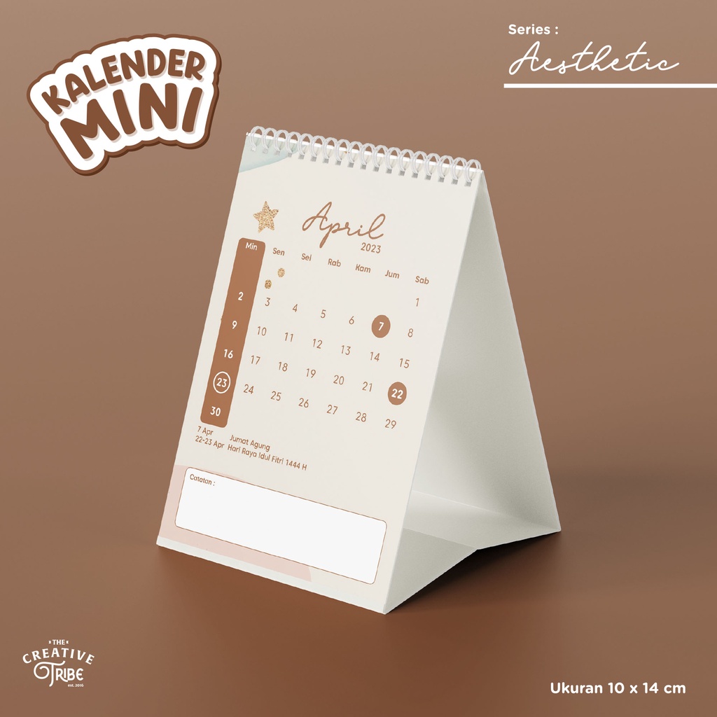 Jual Kalender Meja Mini Aesthetic 7 Lembar Ukuran A6 Shopee Indonesia