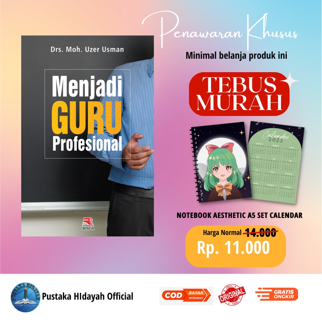 Jual Buku Menjadi Guru Profesional Moh Uzer Usman Buku Pendidikan