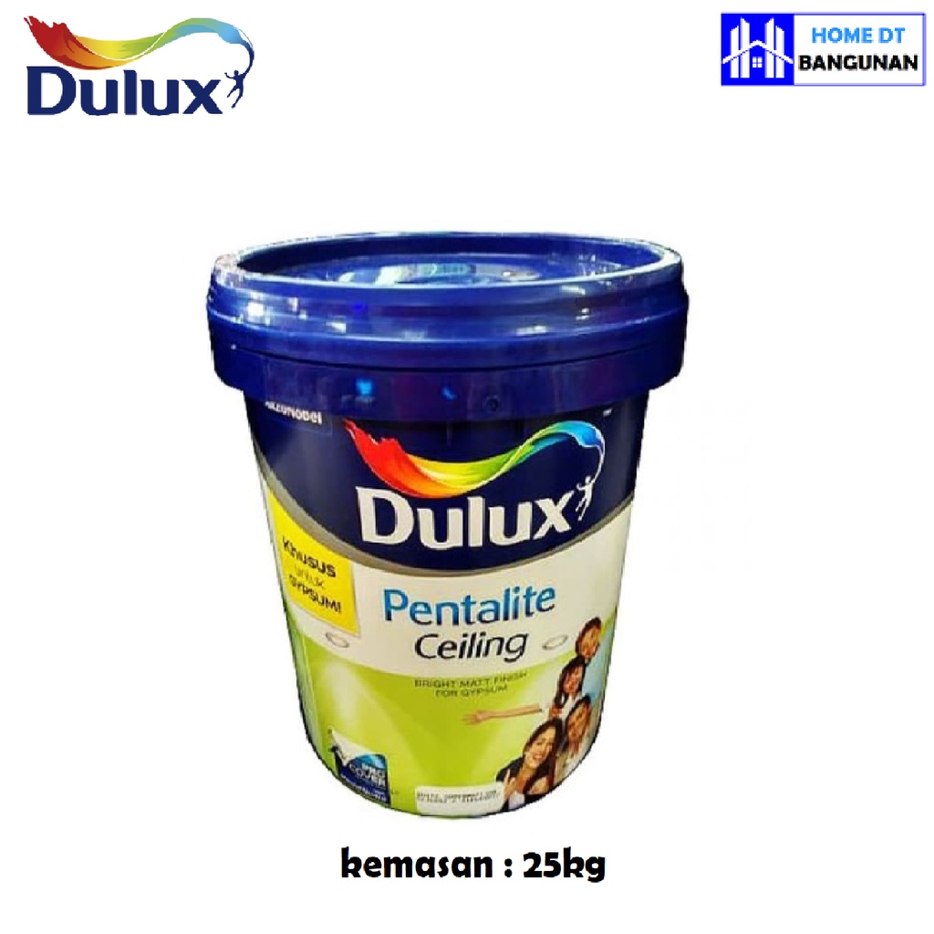 Jual Dulux Pentalite Ceiling White Supermatt Kg Shopee Indonesia