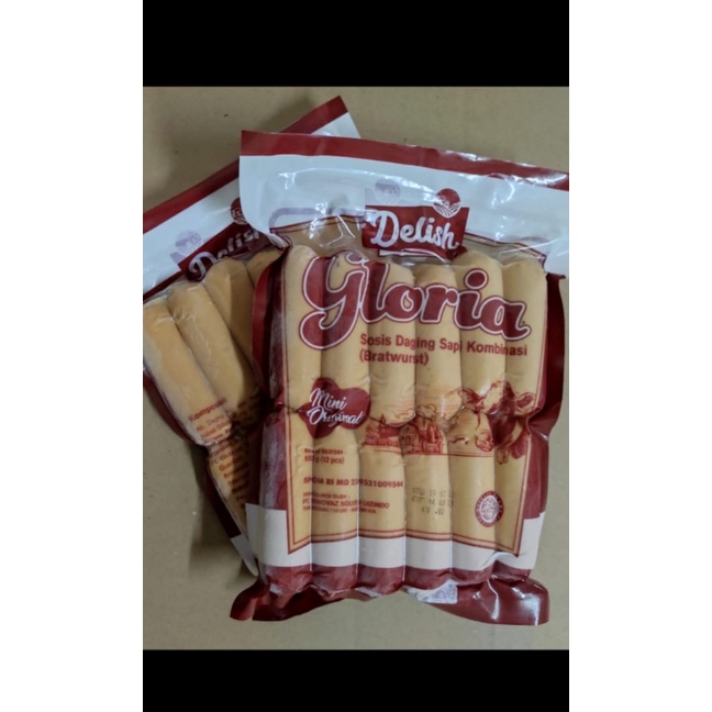 Jual SOSIS SAPI GLORIA BRATWURST ISI 12 500GR Shopee Indonesia