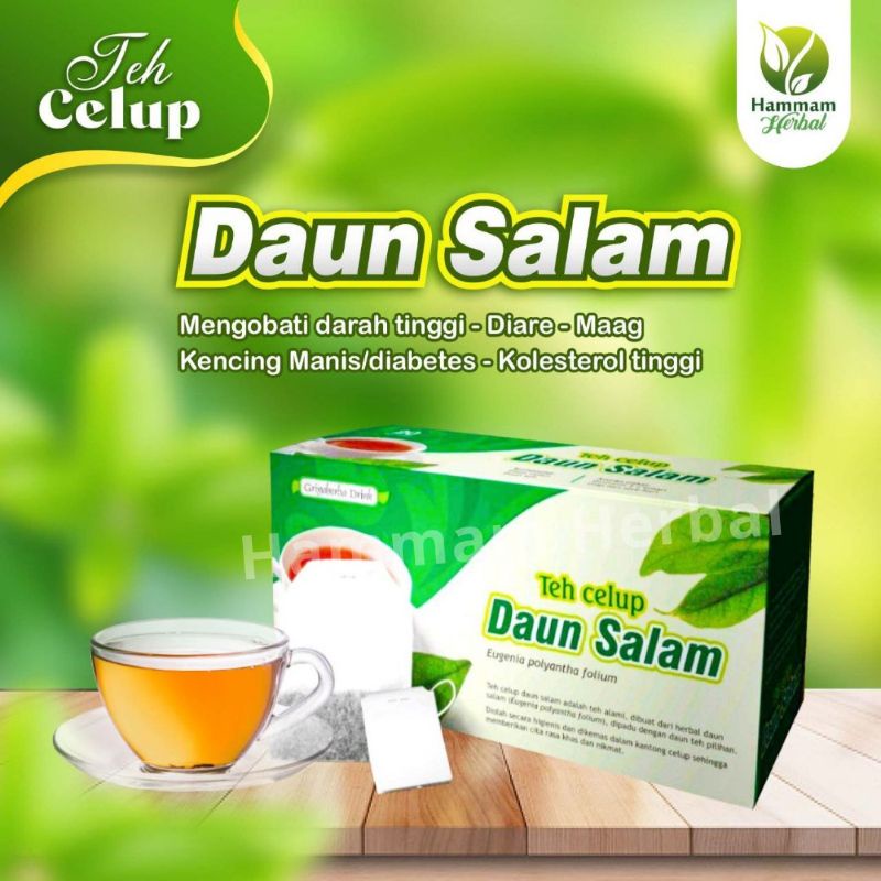 Jual Teh Celup Herbal Daun Salam Minuman Tradisional Original Atasi