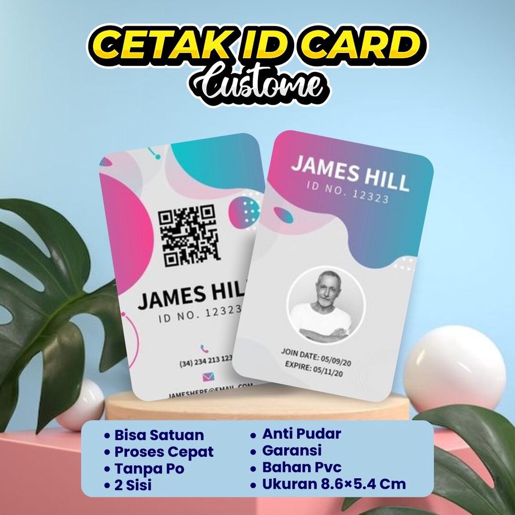 Jual Cetak Id Card Kartu Pelajar Kartu Karyawan Kartu My Pertamina