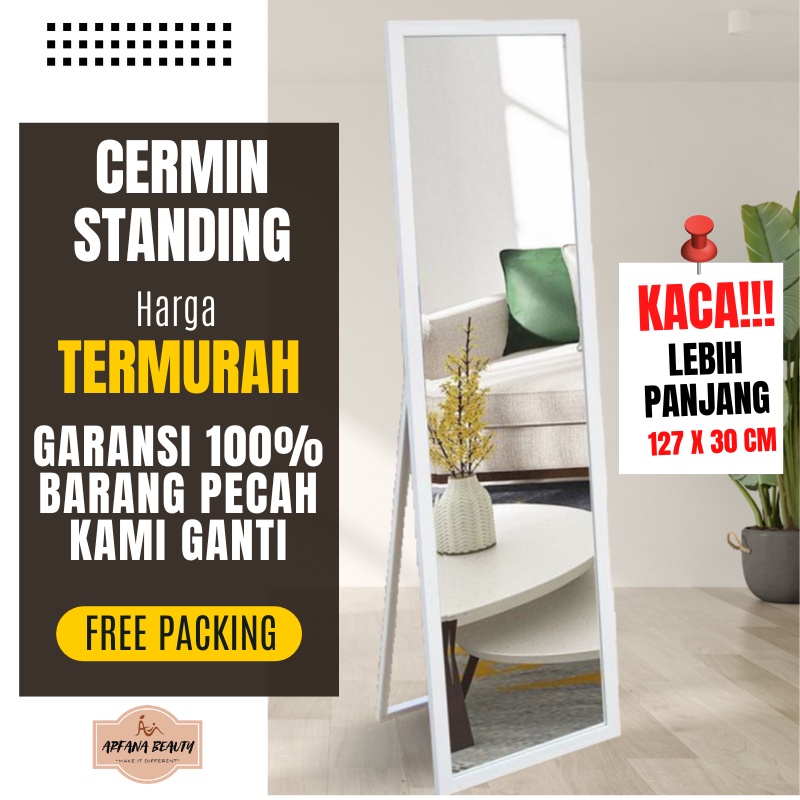 Jual Kaca Cermin Full Body Aesthetic Cermin Standing Mirror Dinding