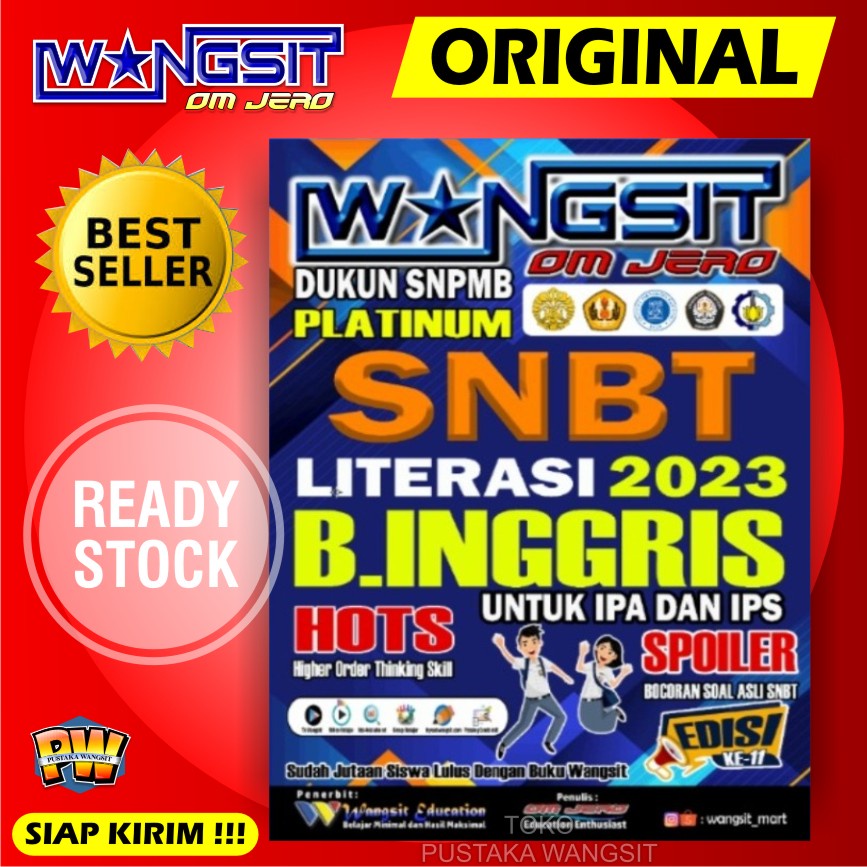 Jual Buku Wangsit Om Jero Utbk Snbt Tps Literasi Bahasa Inggris