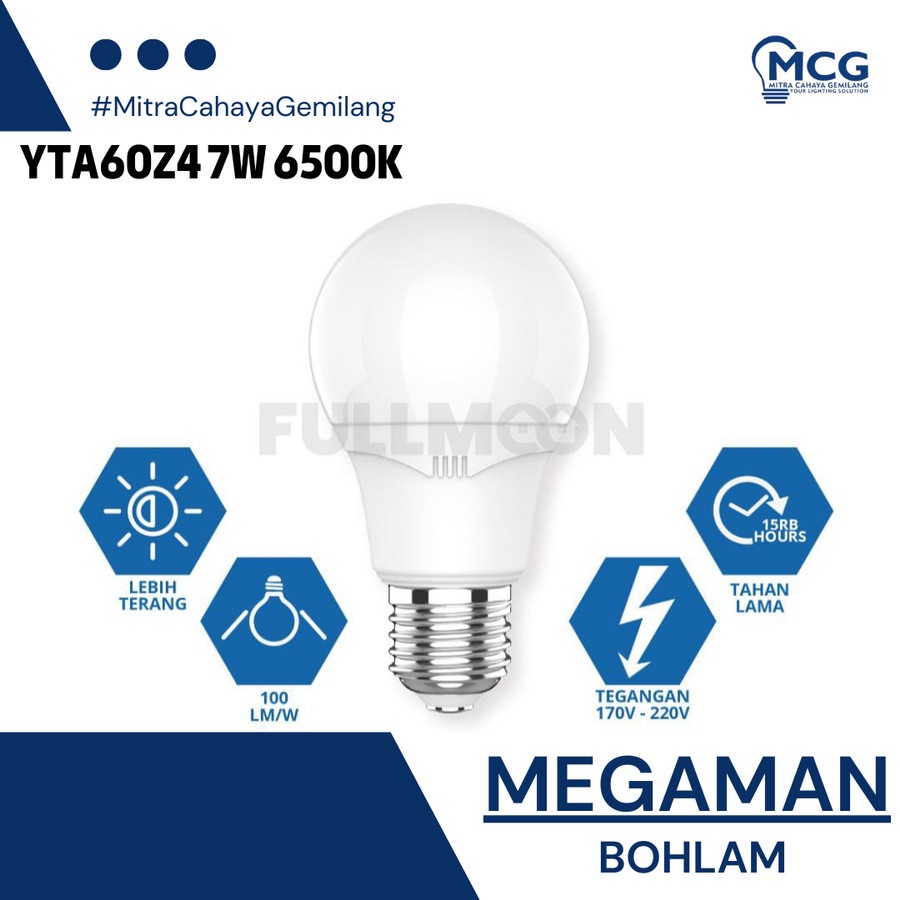 Jual Lampu Bohlam Led Megaman Yta Z W Led Murah Berkualitas Shopee