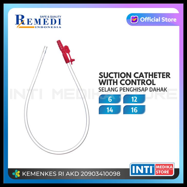 Jual Remedi Suction Catheter With Control Selang Penghisap Dahak