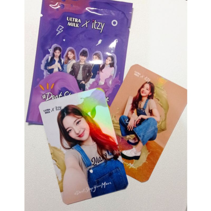 Jual Itzy X Ultra Milk Ultramilk Photocard Lia Yeji Chaeryeong Ryujin